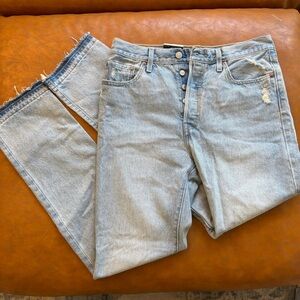 Levi’s 501 original - high rise, straight leg (women’s 29)